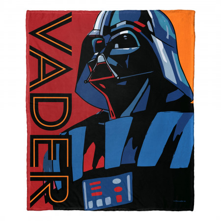 Star Wars Pop Art Vader Silk Touch Throw Blanket 50" x 60"